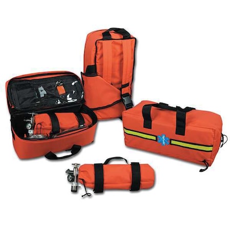 23" Airway Trauma Response Bag Orange by USA EMI Soft Sided Tool Storage Products