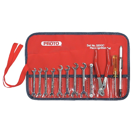 Ignition Wrench Set 15/60 13/64 3/8 12Pc by USA Proto Combination Wrench Sets