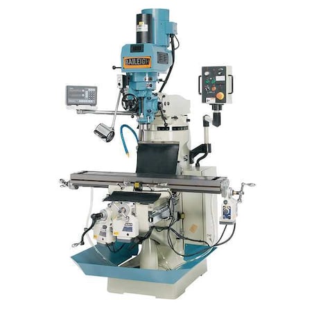 Vertical Mill 220V 3 HP by USA Baileigh Milling & Drilling Machines