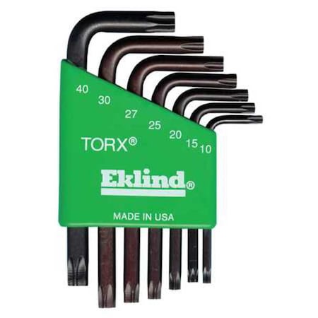 Torx Key Set Pieces 7 T2 by USA Eklind Hex Key Sets