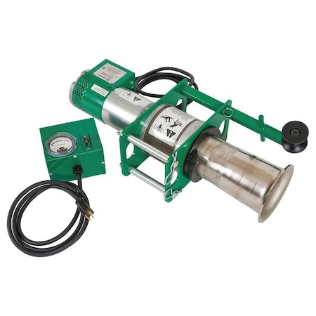 Cable Puller 8000 lb 120V w/Force Gauge by USA Greenlee Cable Pullers