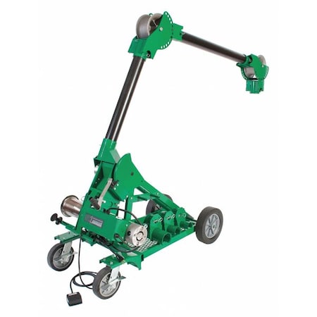 Cable Puller 9986 lb 120V w/Versi Boom by USA Greenlee Cable Pullers