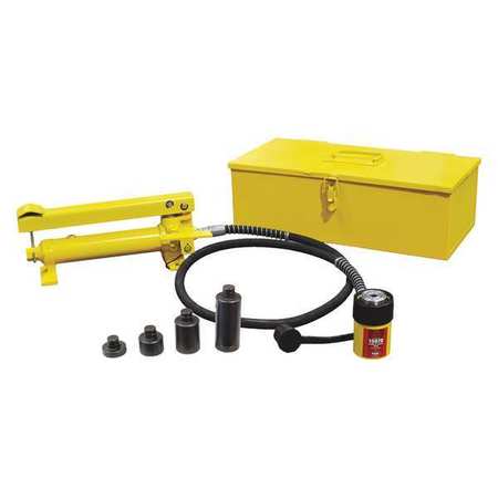 Cylinder Hand Pump and Steel Case 10T by USA AME Single Acting Hydraulic Cylinders