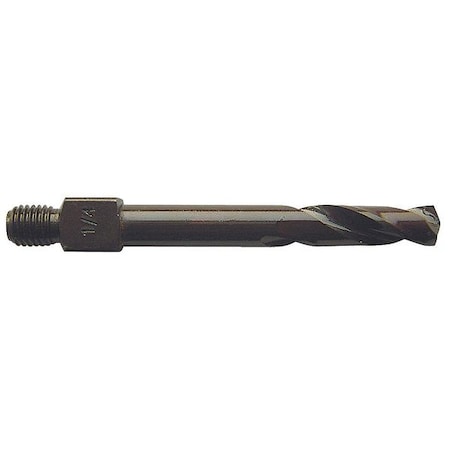 Cobalt Threaded Shank Drill Long 3/16 by USA Value Brand Shank Drill Bits
