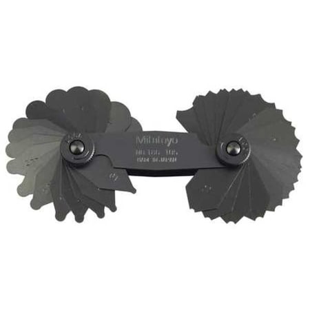 Radius Gage Set 34 Pairs 1 7mm by USA Mitutoyo Precision Measuring Radius Gauges