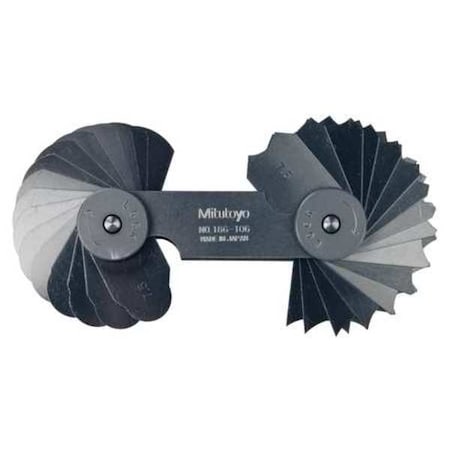 Radius Gage Set 32 Pairs by USA Mitutoyo Precision Measuring Radius Gauges