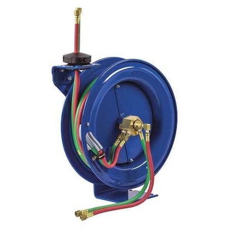 Hose Reel 1/4" ID 40 ft W/Hose Spring by USA Coxreels Pneumatic Spring Return Hose Reels