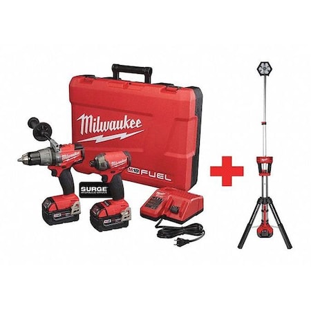 Cordless Combo Kit 18.0 V 2 Tools 2 Batt Type 2899 22 2130 20 by USA Milwaukee Cordless Power Tool Combination Kits