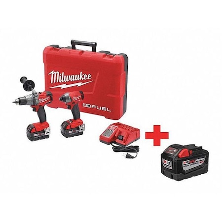 Cordless Combination Kit 18.0V Type 2897 22 48 11 1890 by USA Milwaukee Cordless Power Tool Combination Kits
