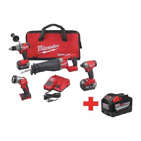 Cordless Combination Kit 18.0V Type 2896 24 48 11 1890 by USA Milwaukee Cordless Power Tool Combination Kits