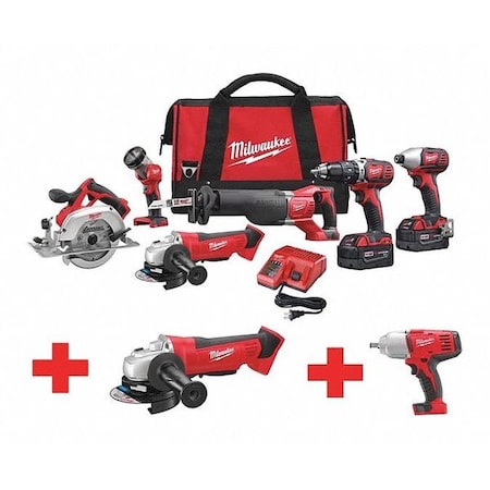 Cordless Combination Kit 18.0V Type 2696 26 80 20 2663 20 by USA Milwaukee Cordless Power Tool Combination Kits
