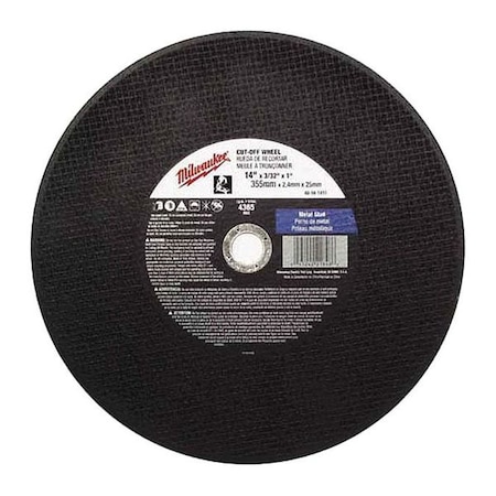 Cutting Wheel 12"X3/32"X1" Min. Qty 10 by USA Milwaukee Rotary Tools & Accessories