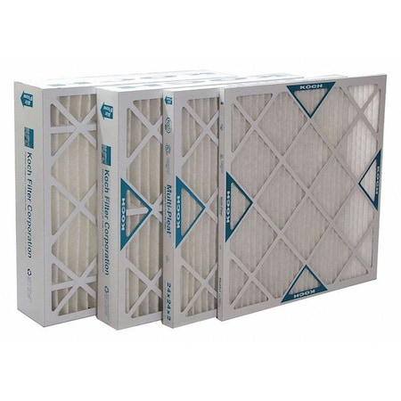 High Capacity Pleated Air Filter 20"x25"x4" MERV 13 Min. Qty 6 by Koch in US