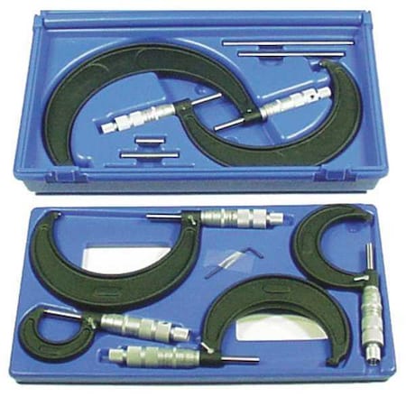 Micrometer Set 6 pcs. Type 6171 by USA Central Tools Micrometers