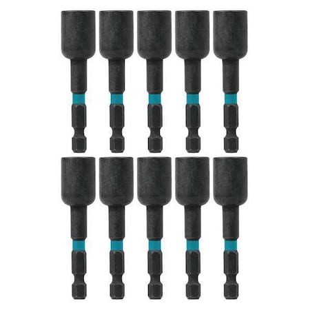 Magnetic Nut Driver 7/16"X2 9/16" PK10 by USA Makita Nut Driver Sets