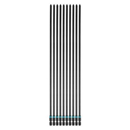 PH1 Phillips Power Bit 12" PK10 by USA Makita Screwdriver Bits