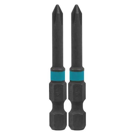 PH1 Phillips Power Bit 2" PK2 by USA Makita Screwdriver Bits