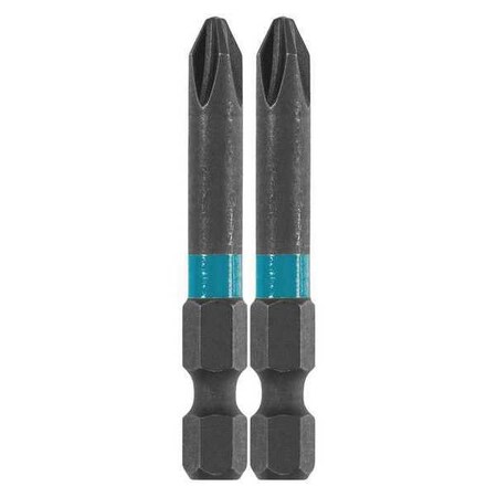 PH2 Phillips Power Bit 2" PK2 by USA Makita Screwdriver Bits