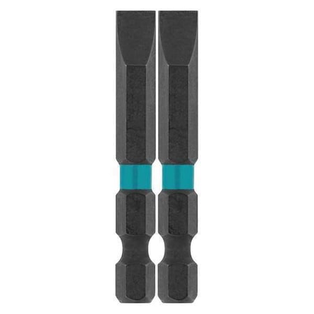 No.10 Slotted 2" Power Bit PK2 by USA Makita Screwdriver Bits