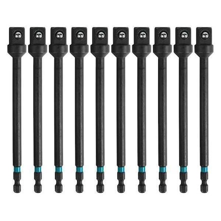 Socket Adapter 1/2"X6" PK10 by USA Makita Drill Accessories
