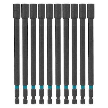 Magnetic Nut Driver 1/4"X6" PK10 by USA Makita Nut Driver Sets