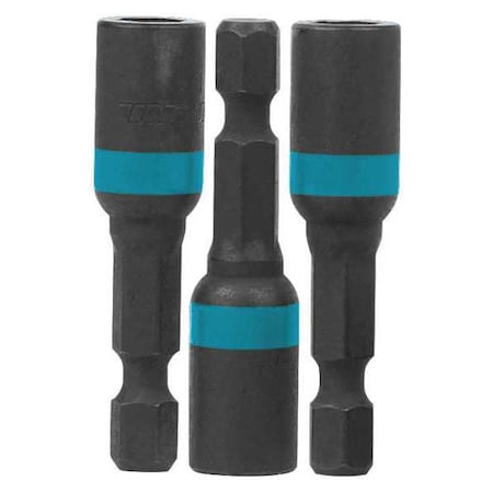 Magnetic Nut Driver 1/4"X1 3/4" PK3 by USA Makita Nut Driver Sets