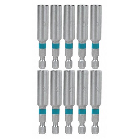 Magnetic Insert Bit Hldr 2 3/8" PK10 by USA Makita Nut Setters & Bit Holders