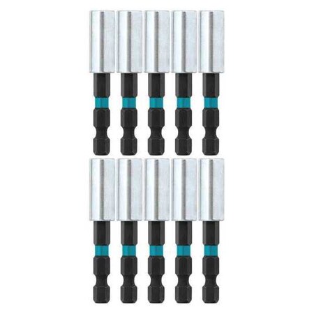 Magnetic Insert Bit Holder 2 3/8" PK10 by USA Makita Nut Setters & Bit Holders