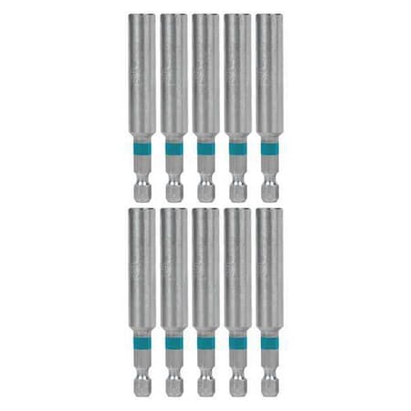 Magnetic Insert Bit Holder 3" PK10 by USA Makita Nut Setters & Bit Holders