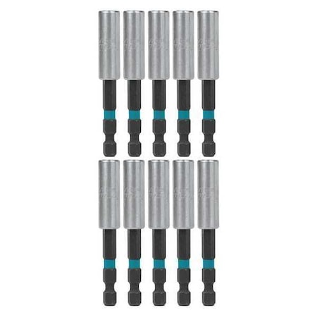 Magnetic Insert Bit Holder 3" PK10 by USA Makita Nut Setters & Bit Holders