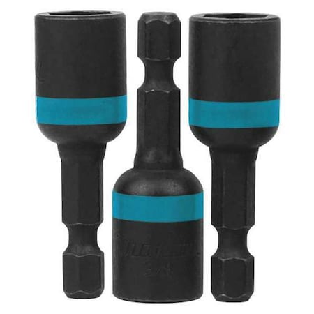 Magnetic Nut Driver 3/8"X1 3/4" PK3 by USA Makita Nut Driver Sets