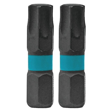 T40 Torx Insert Bit 1" PK2 by USA Makita Screwdriver Bits