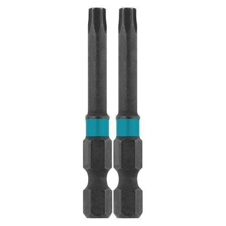 T25 Torx Power Bit 2" PK2 by USA Makita Screwdriver Bits