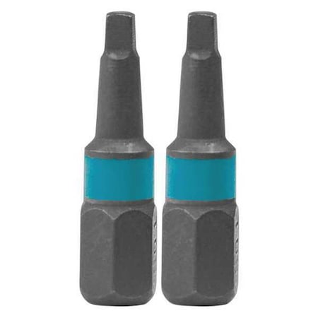SQ1 Square Insert Bit 1" PK2 by USA Makita Screwdriver Bits