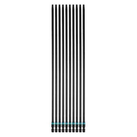 SQ2 Square Power Bit 12" PK10 by USA Makita Screwdriver Bits