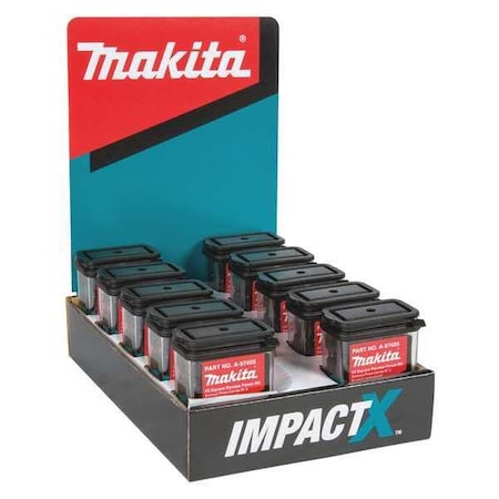 SQ2 Square Power Bit 2" PK150 by USA Makita Screwdriver Bits