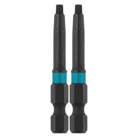 SQ2 Square Power Bit 2" PK2 by USA Makita Screwdriver Bits