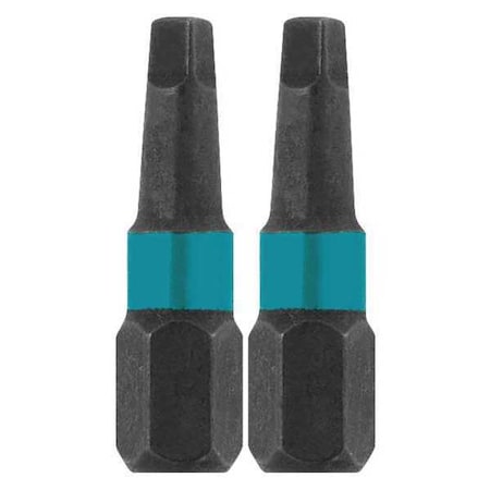 SQ2 Square Insert Bit 1" PK2 by USA Makita Screwdriver Bits