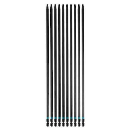 SQ3 Square Power Bit 12" PK10 by USA Makita Screwdriver Bits