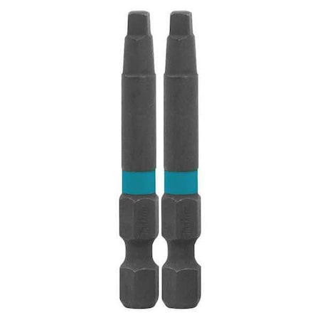 SQ3 Square Power Bit 2" PK2 by USA Makita Screwdriver Bits