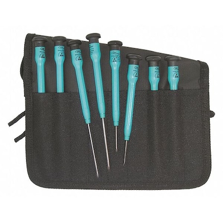 Slot/Phil Combo Set ESD 8 Pc Type 57 0635 by USA Moody Screwdriver Sets