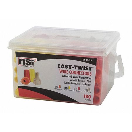 Easy Twist Combo Pail Small Standard by USA NSI Electrical Wire Connectors