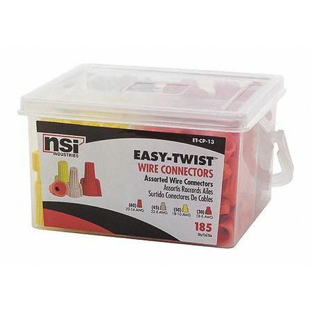 Easy Twist Combo Pail Small Winged by USA NSI Electrical Wire Connectors