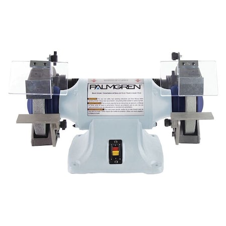 Grinder No Dust Collctn 1/3HP 115/230V by USA Palmgren Bench Grinders