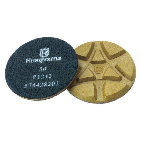 Polishing Pads 50 Grit 5 In by USA Husqvarna Floor Grinders & Accessories