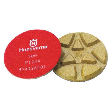 Polishing Pads 200 Grit 5 In by USA Husqvarna Floor Grinders & Accessories