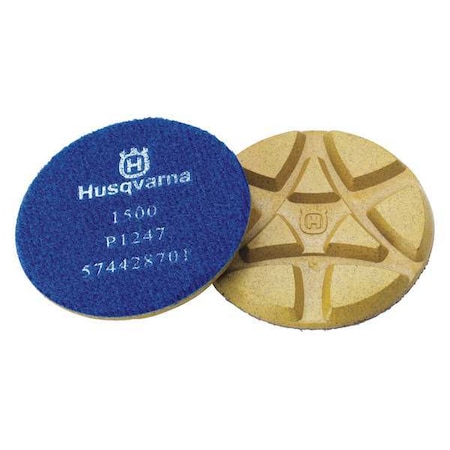 Polishing Pads 1500 Grit 3 In by USA Husqvarna Floor Grinders & Accessories