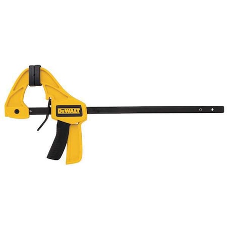 2 Piece One Handed Trigger Clamp Set 4 1/2" Small 1 1/2" Deep by USA Dewalt Bar & Pipe Clamps