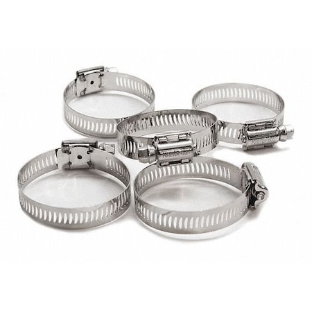 S/S Hose Clamp w/ NL 19 #24 PK5 by USA Foreverbolt Pneumatic Hose Clamps
