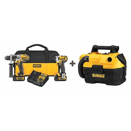 Cordless Combo Kit 20.0V 3 Tools by USA Dewalt Cordless Power Tool Combination Kits